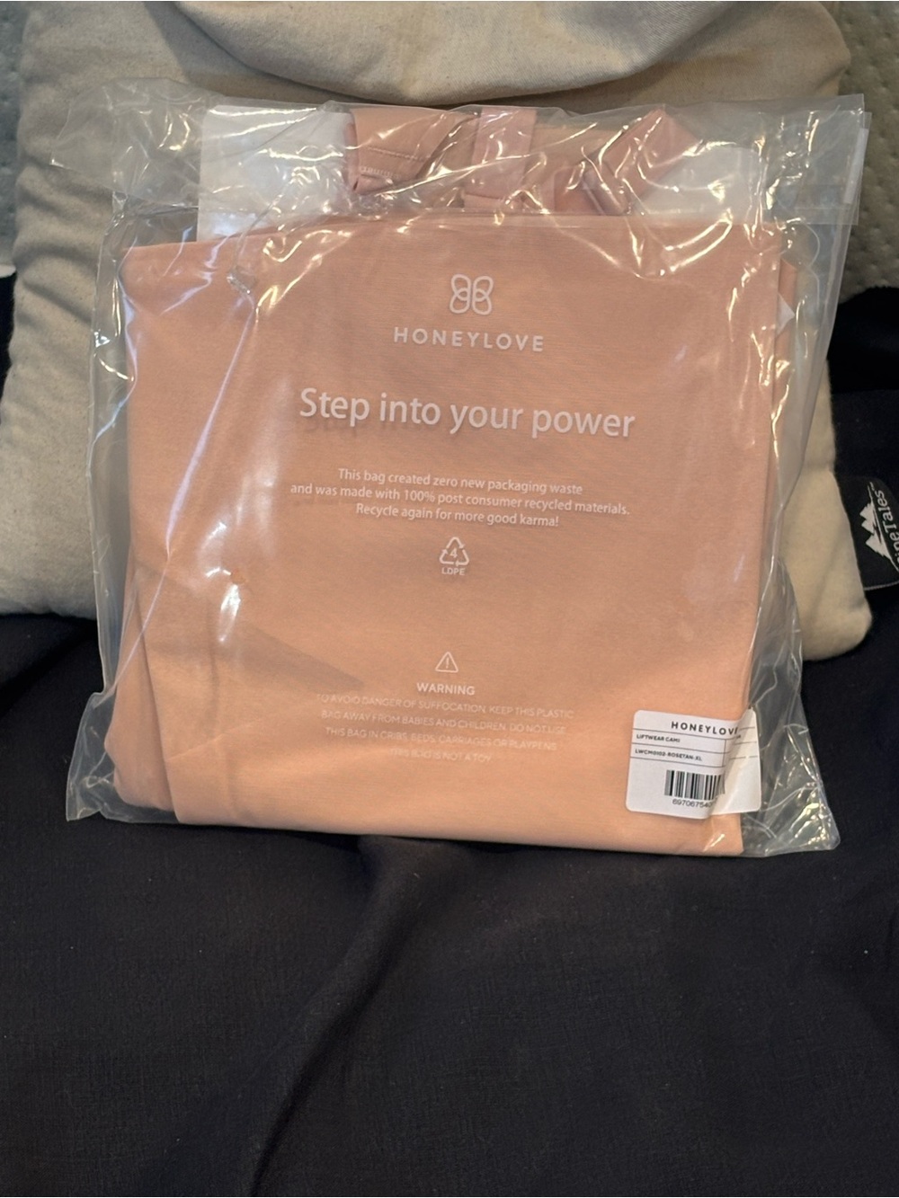 Honeylove Shaping LiftWear Cami Rose Tan XL NWT - Picture 3 of 11